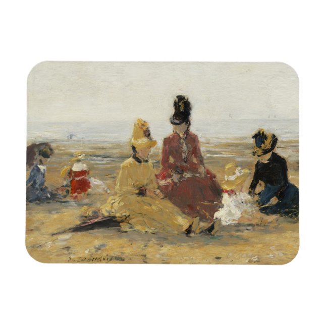 Íman Na praia, Trouville | 1887 (Horizontal)
