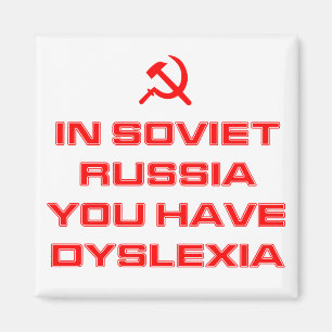 Íman Na Rússia Soviética Você Tem Dislexia