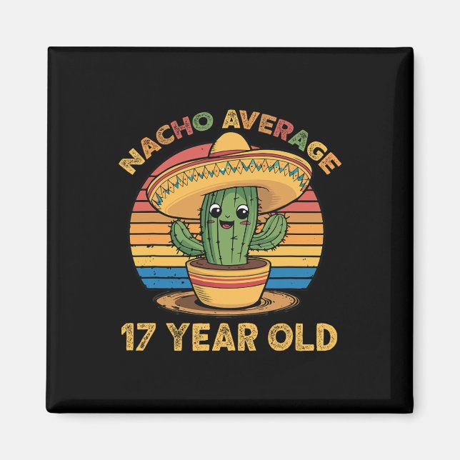 Íman Nacho Adolescente Médio de 17 Anos Cinco De Mayo 1 (Frente)