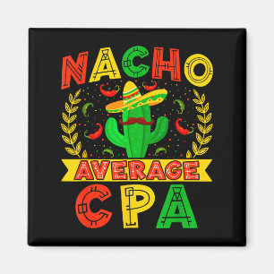 Íman Nacho Contador Médio Engraçado Cinco De Mayo Fies