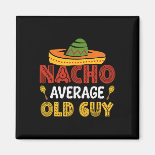 Íman Nacho Média Antiga Cara Cinco De Mayo Avô Mexicano