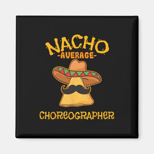 Íman Nacho Média Coreógrafo Cinco De Mayo Dançando (Frente)