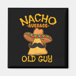 Íman Nacho Média da Velha Cara Mexicana Avô Cinco De