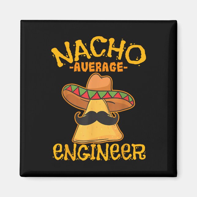Íman Nacho Média de Professores de Engenharia de Engenh (Frente)