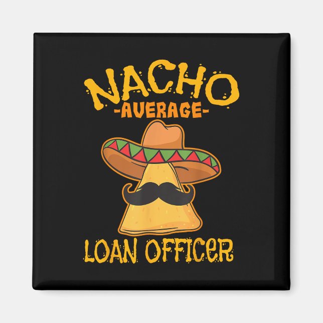 Íman Nacho Média dos Empréstimos Originador Cinco De Ma (Frente)