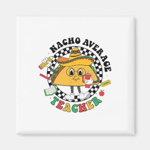 Íman Nacho Média Professora Taco Sombrero Cinco De Mayo