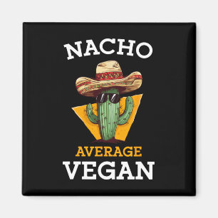 Íman Nacho Média Vegan Amigo Divertido Mexicano Cinco P