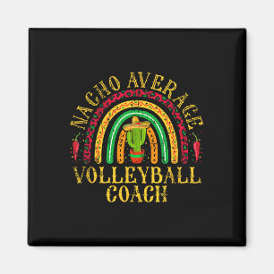 Íman Nacho Médio Volleyll Coach Cinco De Mayo Mexicano