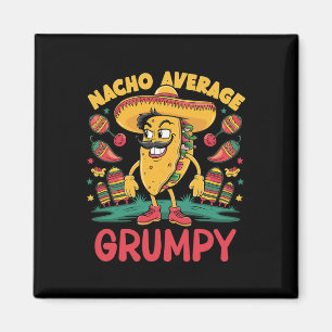 Íman Nacho Mexicano Gruñón Promedio que Combina Cinco D