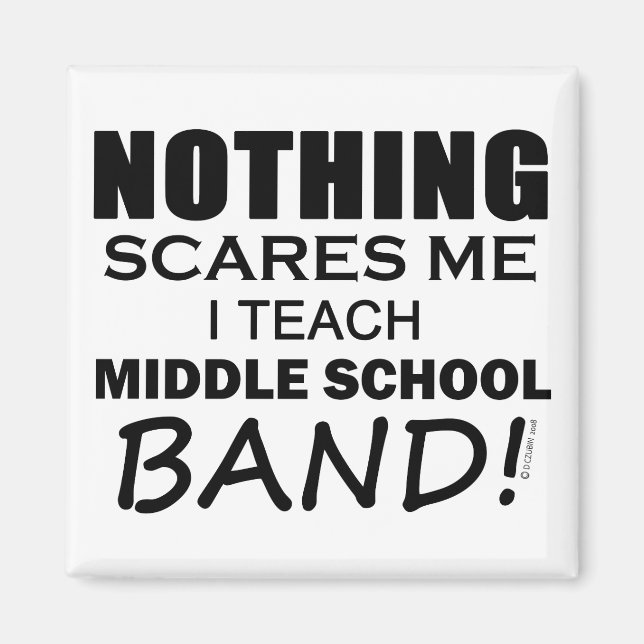 Íman Nada me assusta a Banda do ensino médio (Frente)