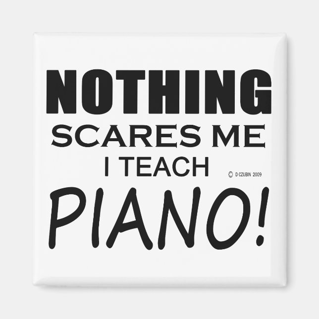 Íman Nada Me Assusta Piano (Frente)