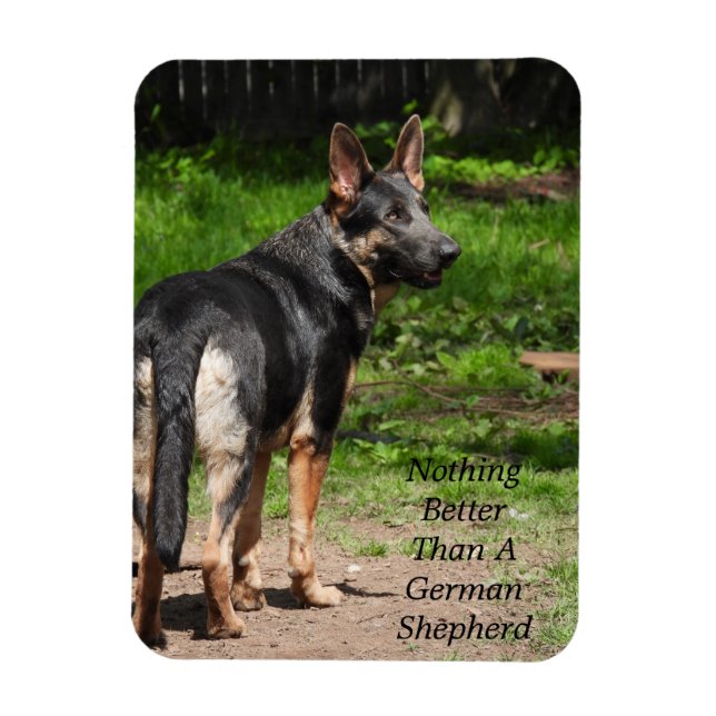 Íman Nada Melhor Que Um Cachorro German shepherd (Vertical)