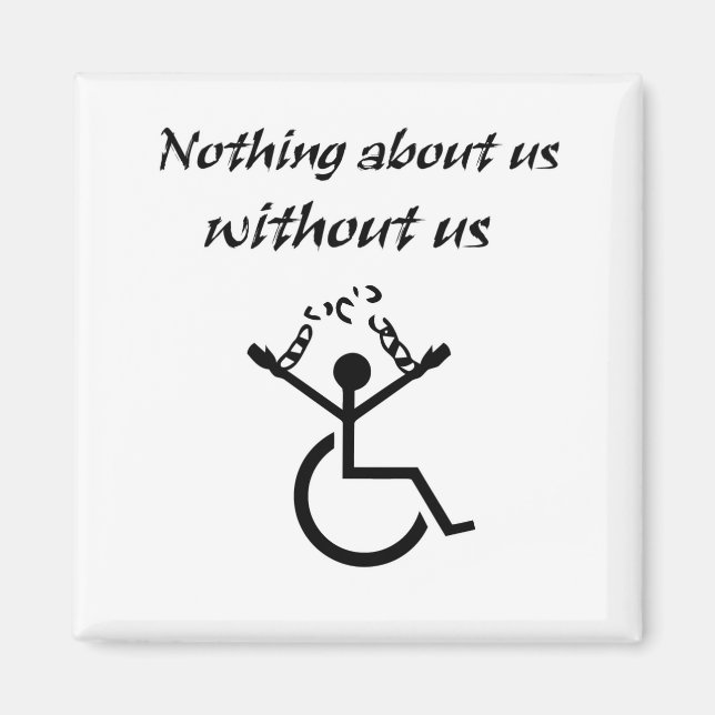 Íman Nada Sobre Nós Sem Nós! (Frente)