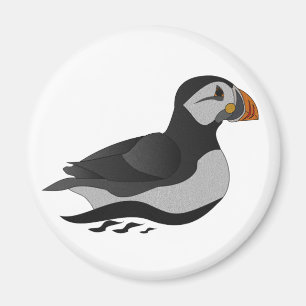Íman Nadação de Puffin no Atlântico