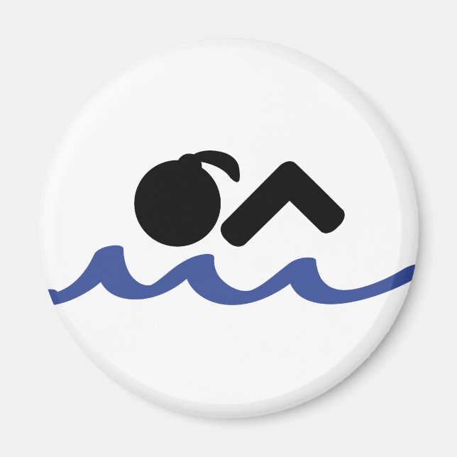 Íman nadadora (Frente)