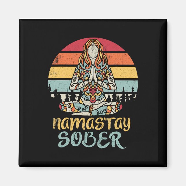 Íman Namastay Sober Na Aa Meditação de Recuperação de 1 (Frente)