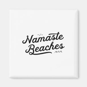 Íman Namaste Beaches Lindas Ondas de Praia Yoga Summer