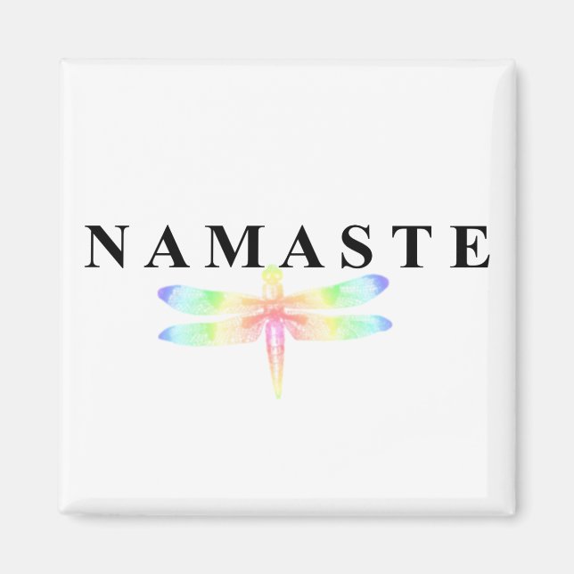 Íman Namaste Dragonfly Square (Frente)