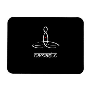 Íman Namaste - estilo sânscrito branco