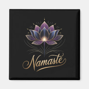 Íman Namaste Flor de Lótus Amante de Yoga Espiritual Me