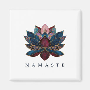 Íman Namaste Flor de Lótus Budismo Zen Iogue Budista Bu