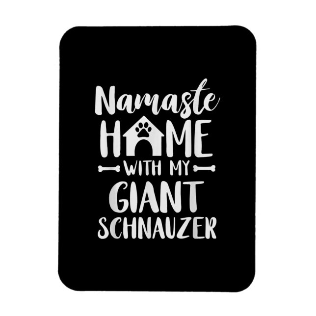 Íman Namaste Home Giant Schnauzer - Schnauzer Lover (Vertical)