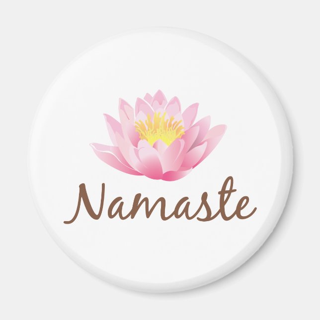 Íman Namaste Lotus Flower Yoga (Frente)