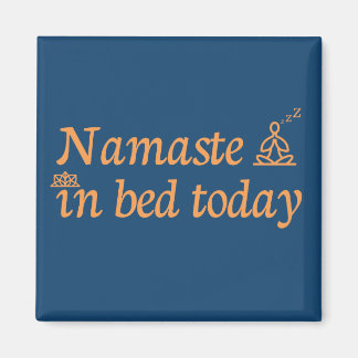 Íman Namaste na cama