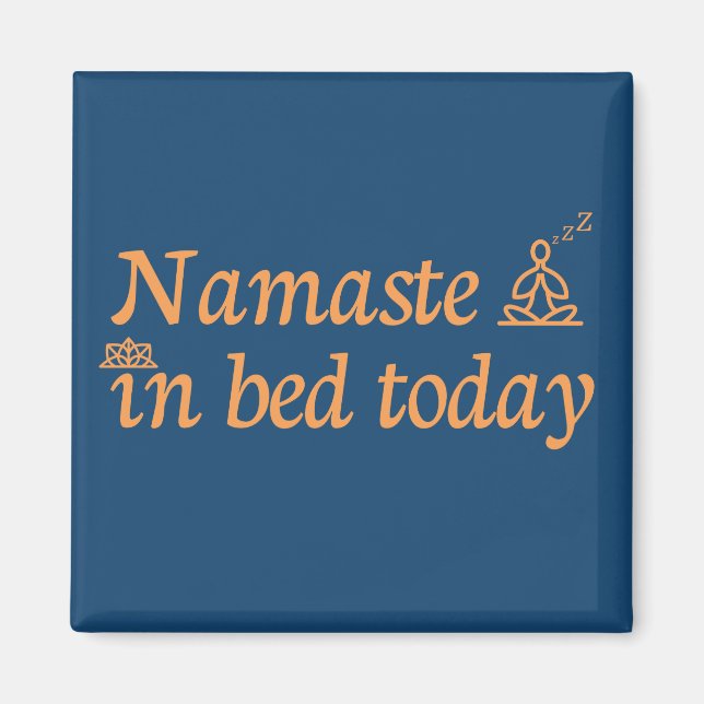 Íman Namaste na cama (Frente)