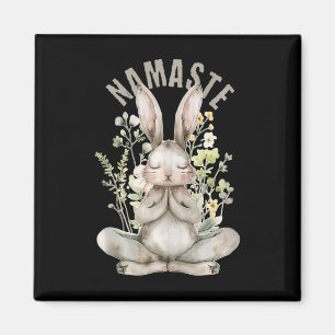 Íman Namaste Páscoa Coelho Zen Yoga Dentro da Paz Espir
