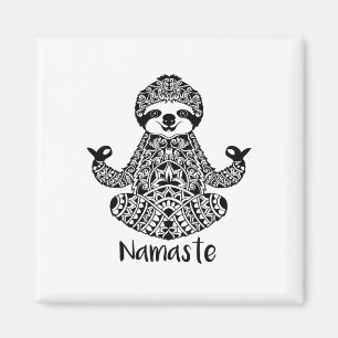 Íman Namaste Sloth Yoga Pose Fácil