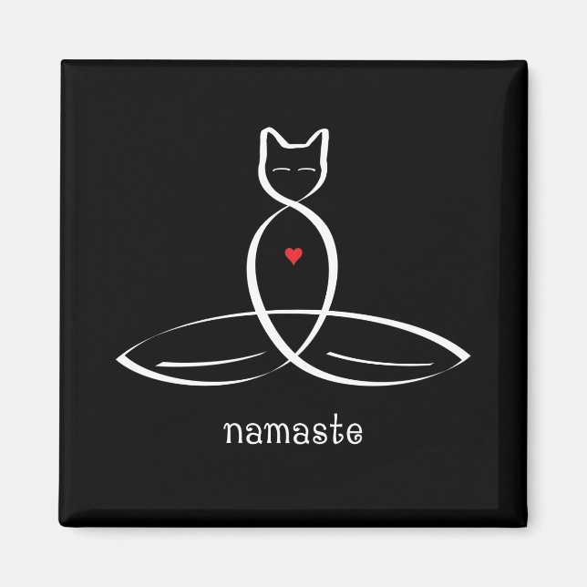Íman Namaste - texto do estilo do Rico. (Frente)