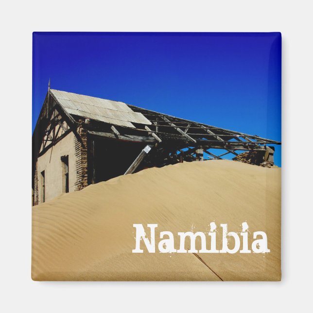 Íman Namíbia Kolmanskop House Dune Landscape Ghost Town (Frente)