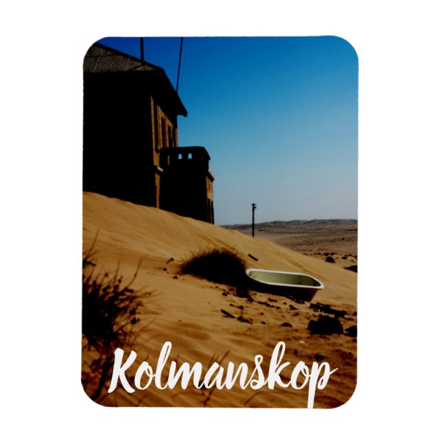 Íman Namíbia Kolmanskop House Dune Landscape Ghost Town (Vertical)