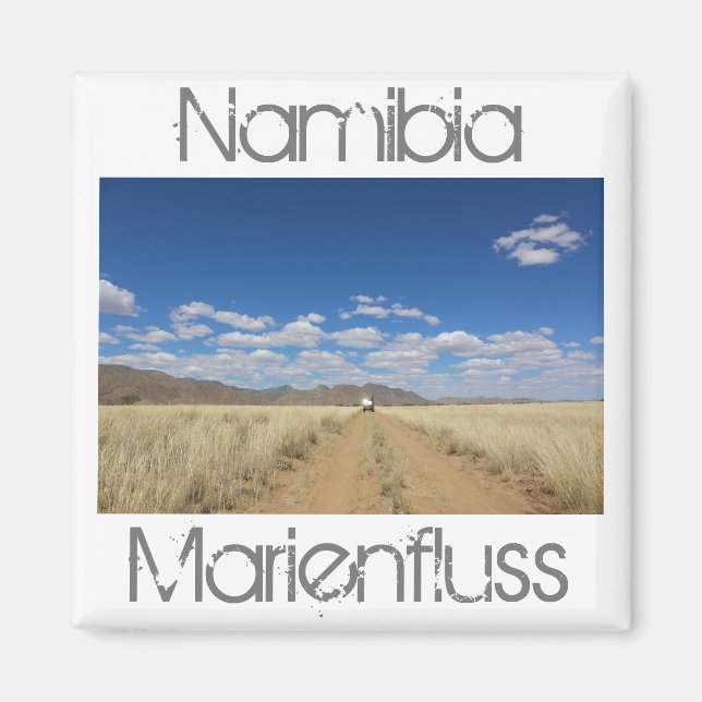 Íman Namíbia Marienfluss Savannah Paisagem natural (Frente)