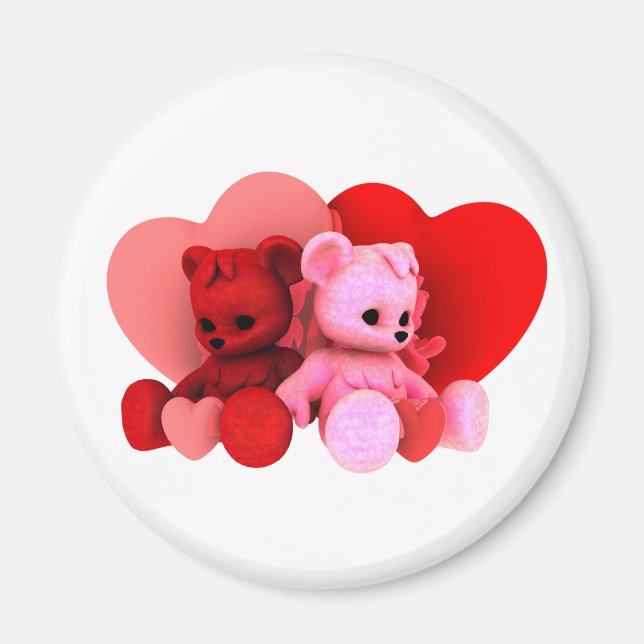 Íman Namorados Bearz do ursinho Magnet V2 (Frente)