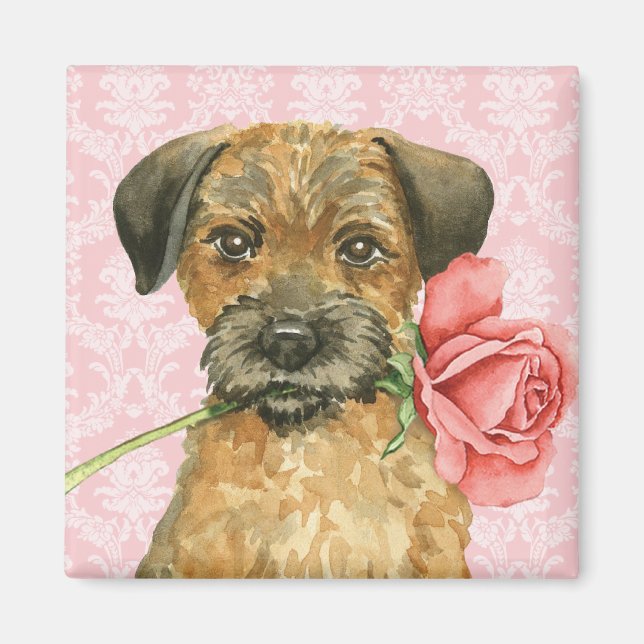 Íman Namorados Border Terrier (Frente)