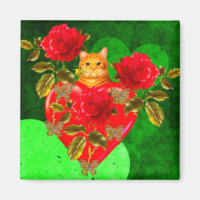 Íman Namorados de Gato Gato (Frente)