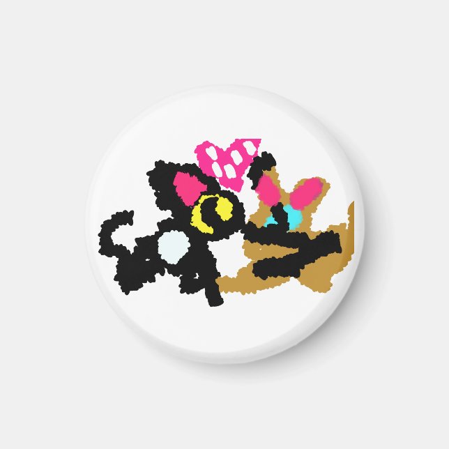 Íman Namorados de Kittens (Frente)