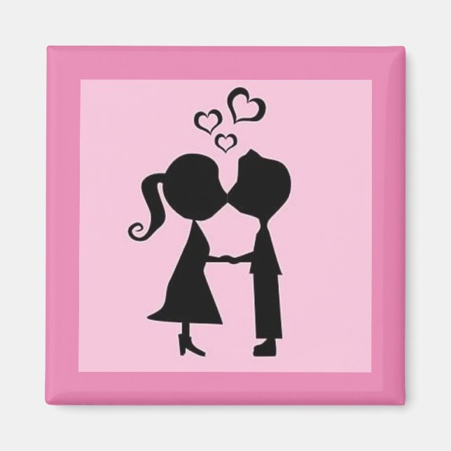 ÍMAN NAMORADOS KISS MAGNET (Frente)