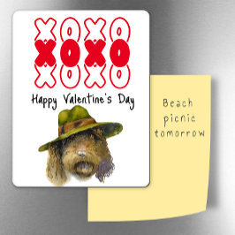 Íman Namorados Kisses & Hugs da geladeira do cachorro