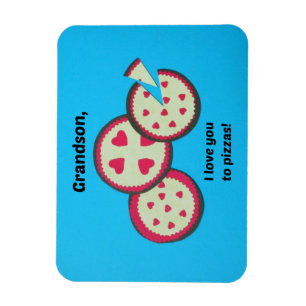 Íman Namorados para o neto - humor da pizza