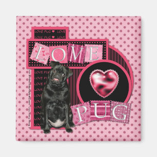 Íman Namorados - Pug do amor - Pug - Ruffy