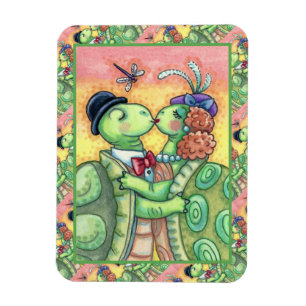 ÍMAN  NAMORADOS TARTARUGAS DOCE, TARPON VALENTINE FOFO