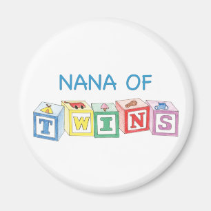 Íman Nana de blocos dos gêmeos