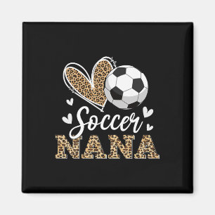 Íman Nana de futebol engraçada leopardo Nana jogadora d