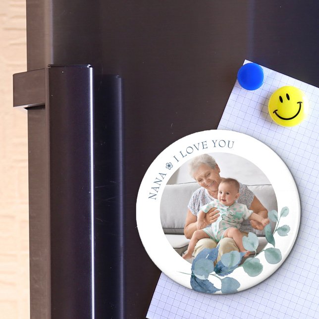 Íman Nana Te Ama Eucalyptus Deixa Fotografia Mag Magnet (Criador carregado)