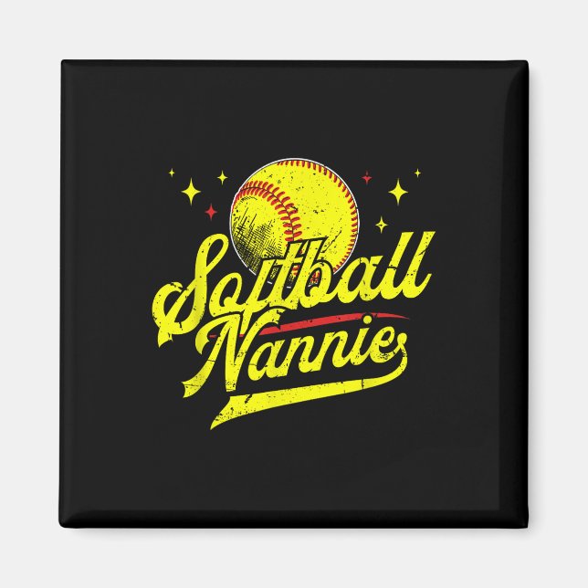Íman Nannie De Softball Nannie (Frente)