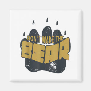 Íman Não Acorde a Camisa do Urso. Tema o Garra do Urso