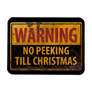 Íman NÃO ADVERTINDO nenhum espreitar até o Natal não
